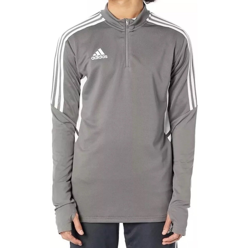 ADIDAS TRAINING SHIRT CONDIVO 22 - TEAM GREY‎ FOUR/WHITE MENS LARGE HD2312 NEW